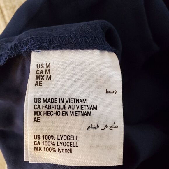 Maison Jules Cropped Paperbag Pants Size M - Picture 11 of 12